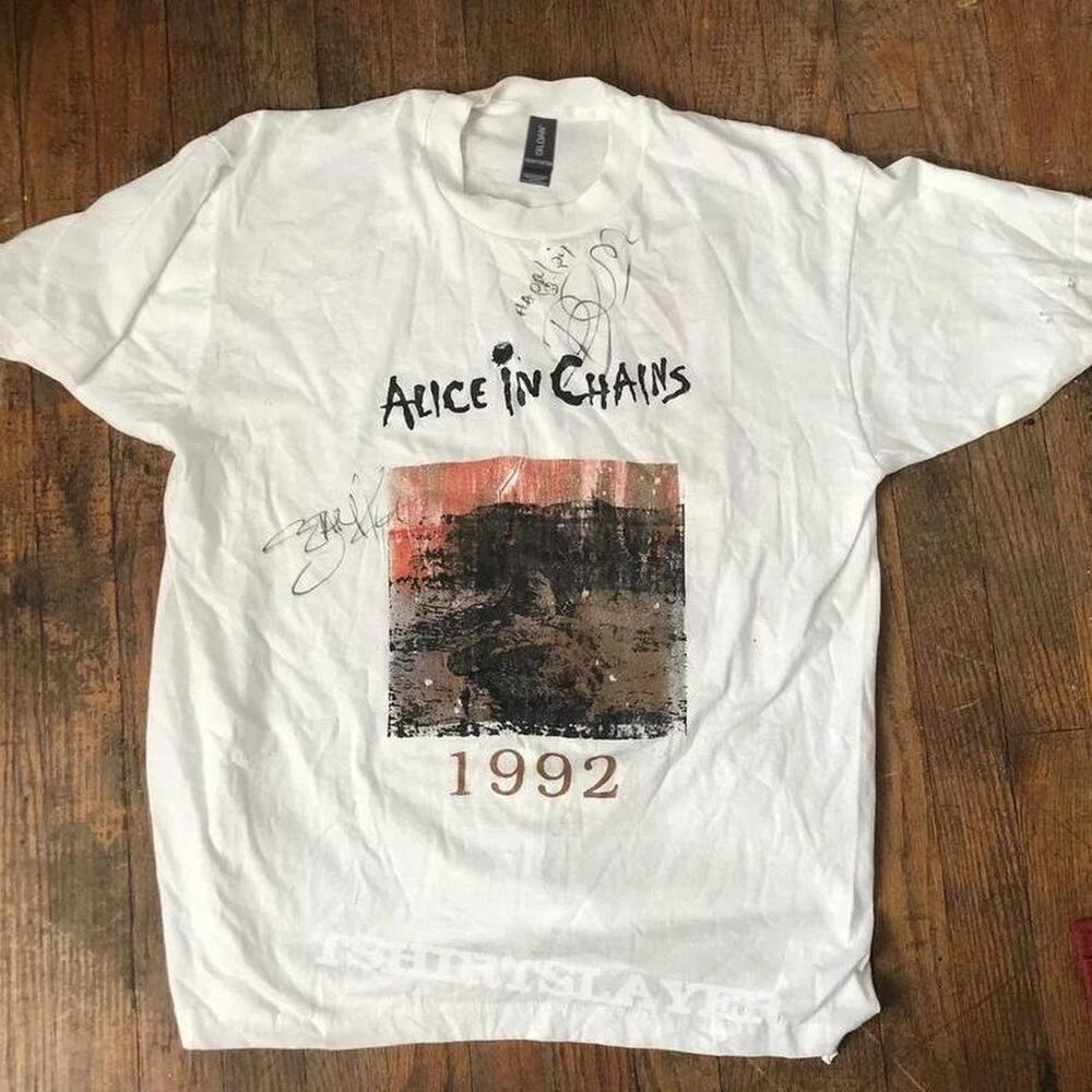 1992 Alice In Chains White Tee